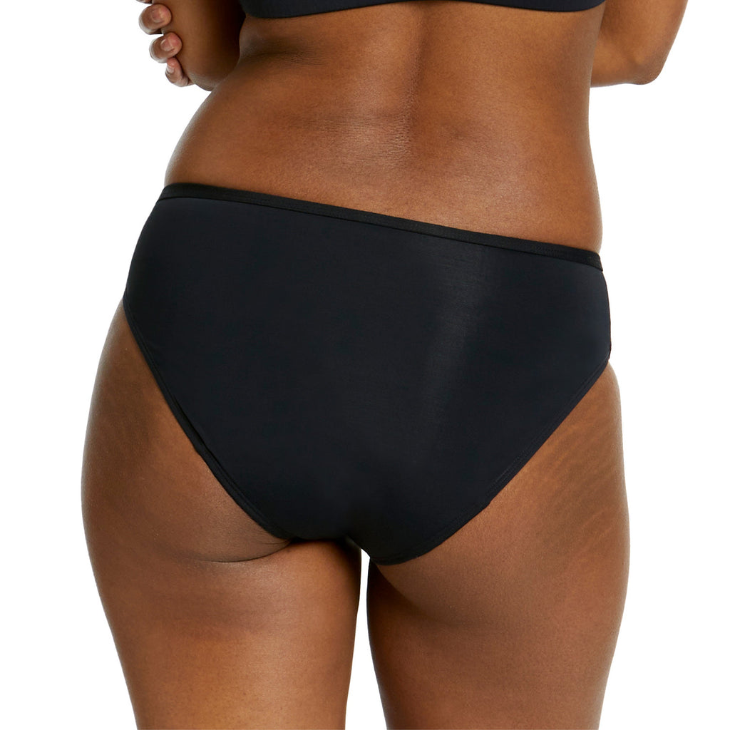 Love Luna First Period swim bikini brief in black, third view