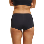 Love Luna First Period swim boyleg in black, third view