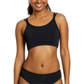 Love Luna First Period swim set, bikini top in black
